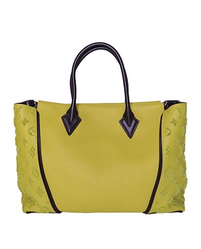 Veau Cachemire Tote W, £1,250, Handbags, Yellow, Leather/Suede, Front view